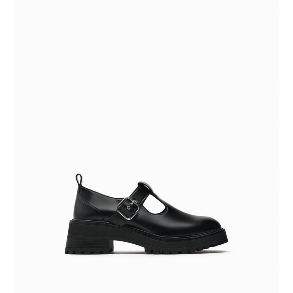 Zara Lug Sole Mary Jane Shoe